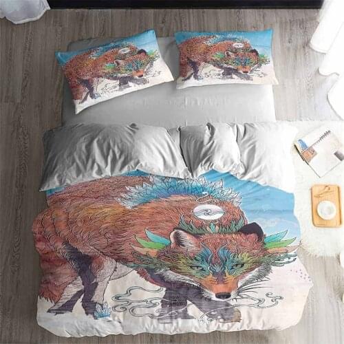 HELENGILI 3D Bedding Set Magic Monster series Art Print Duvet cover set bedclothes with pillowcase bed set home Textiles