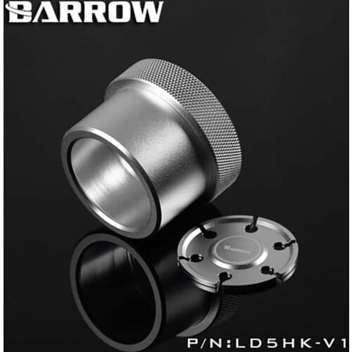 Barrow PC water cooling pump cover Special Aluminum Heatsink Top Kit for D5/MCP655 Pump water cooler building LD5HK-V1