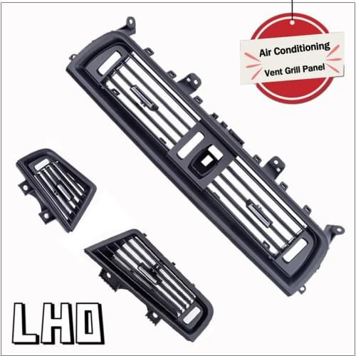 LHD Front Row Wind Left Center Right Air Conditioning Vent Grill Outlet Panel Without Chrome Plate For BMW 5 Series F10 F18