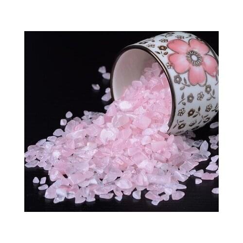 100g Natural quartz crystal rose stone crystal gravel energy demagnetization stone