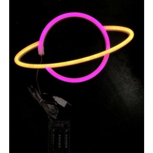 Neon Luminous Galaxy Table Night Lamp