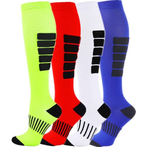 Compression Stocking Anti-slip Best for Basketball Football Outdoor Running Socks Women Men Travel Compression Socks