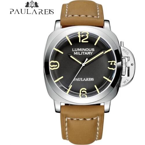 2021 New Mechanical Watch Mens Top Luxury Automatic Watch Mens Business Fashion Leather Strap Luminous Waterproof Wristwatches