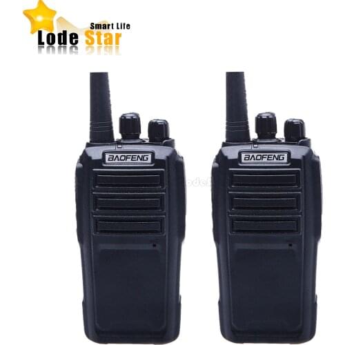 New BaoFeng UV-6 Walkie Talkie BF-UV6 Dual Band VHF UHF 136-174/400-470MHz 5W Portable Two Way CB Radio Amateur Transceiver 2PCS