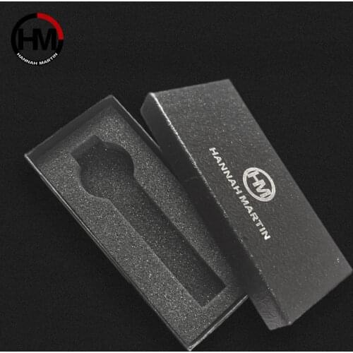 HM Black Boutique Original Cardboard Box Carton Packaging HM Gift Watch Box For Men