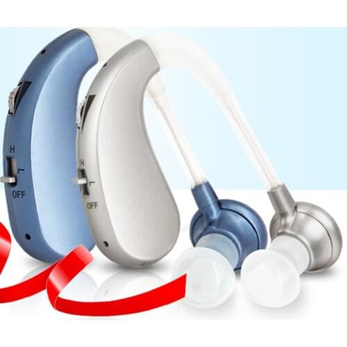 Rechargeable Hearing Aid Sound Amplifiers Wireless Ear s for Elderly Adjustable Mini Digital 2 color