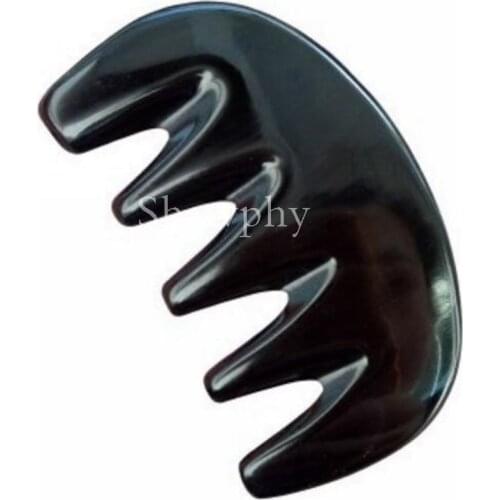 New Arrival Black Buffalo Ox Horn Hair Combs Good Quality Anti-static Combs Hair Style Designer Head Massager Styling Tool