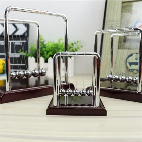 Newton Ball Newtons Cradle Desk Table Decor Metal Pendulum Ball Physics Science Pendulum Steel Balance Ball Decompression Toys