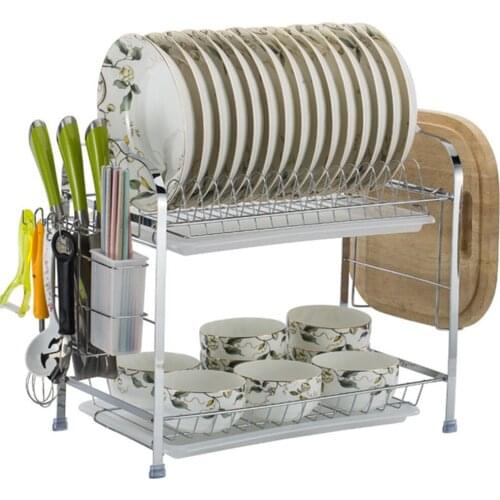 Carbon Steel Dish Rack Storage Rack for Dishes Kitchen Rack Kitchen Sink Drying Shelf Bowl Holder Tool Holder Storage Box