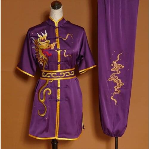 Wushu taichi taiji clothes changquan uniform Martial arts competition clothing embroidered kungfu nanquan taolu clothes uniform