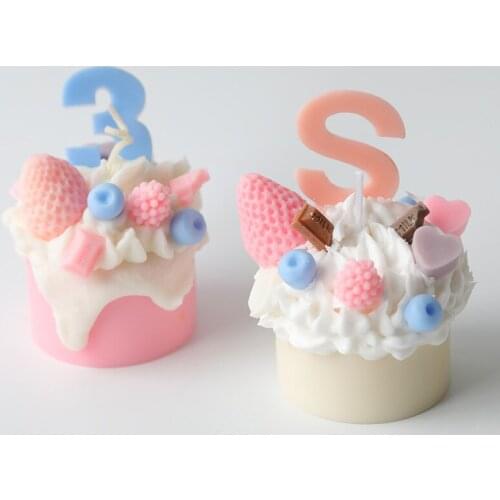 26 Uppercase Letters 0-9 numbers Silicone Mold DIY Handmade soap Silicone Mold Fondant Cake Mold Aroma Gypsum Mold