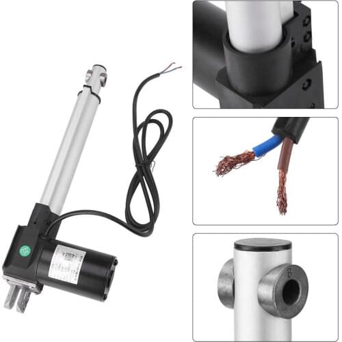 J-NET Shipping To Russia ! 1pcs 24V 300mm Stroke 6000N Load 5mm/s Speed Linear Actuator