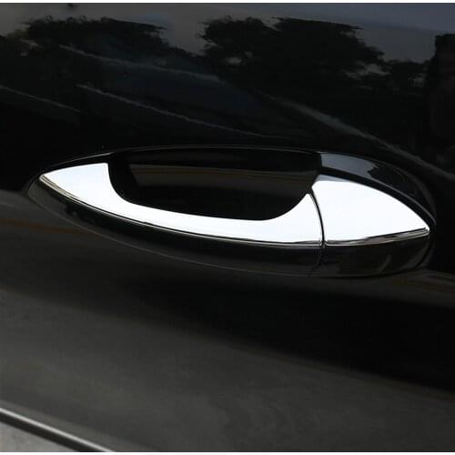 FUNDUOO For Mercedes Benz B C E GLK ML CLA Class W246 W166 W117 X204 W204 W212 Stainless Steel Car Door Handle Cover Trim