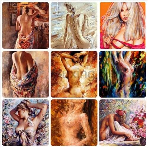 Diy diamond painting round/square diamond mosaic Painting woman body cross stitch diamond embroidery Handicraft mural decoration