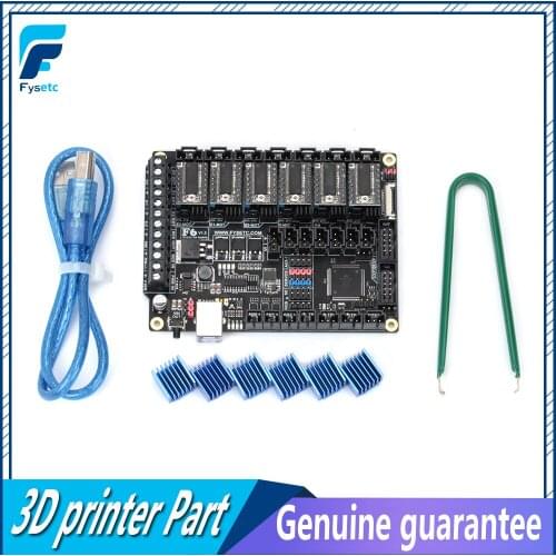 6pcs LV8729 Stepper Motor Driver + FYSETC F6 Board ALL-in-one Electronics Solution F6 V1.3 For 3D Printer CNC Devices