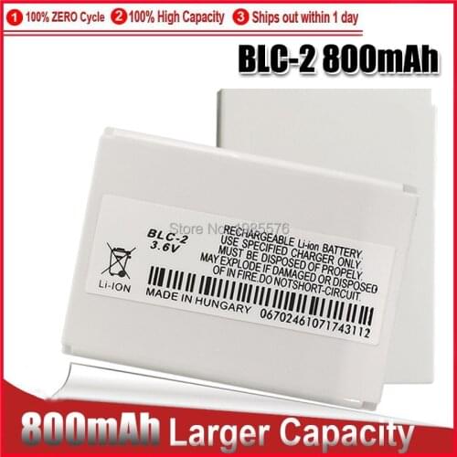 1-5PCS BLC-2 Battery For Nokia 3310 3330 3410 3510 3315 3350 3510 6650 6800 3550 5510 3530 3686 3685 3589 BLC2 Battery