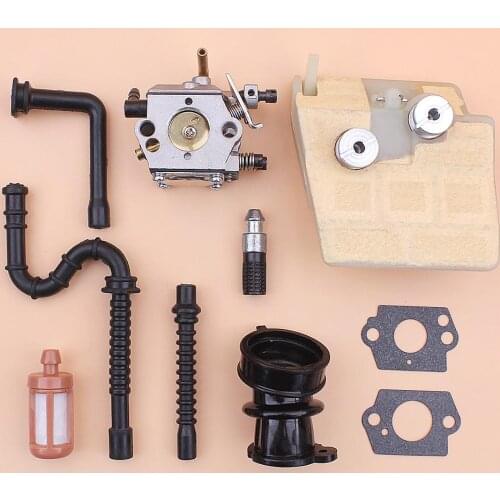 Carburetor Carb For Stihl MS260 026 MS240 024 Air Fuel Oil Filter Line Intake Manifold Chainsaw