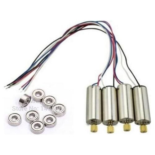 Hubsan H507A RC Quadcopter Spare Parts 4pcs cw ccw motor + 8pcs/lot upgraded version bearing