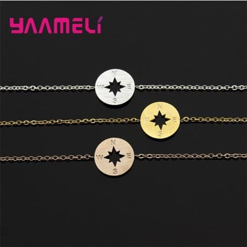 Top Sale 925 Sterling Silver Bracelets Bohemia Stackable Femme Women Link Chain Jewelry Bangles with Extender Chain