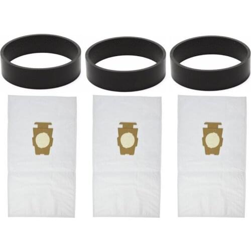 3Pc Universal Dust bag +3pc Belt for Kirby Belt Hepa Cloth Microfiber dust Bags for KIRBY Sentrial G10 G10E vacuum cleaner parts