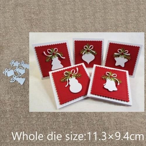 XLDesign Craft Metal Cutting Die die cuts 5pcs kinds of Bell decoration scrapbook Album Paper Card Craft Embossing die cuts