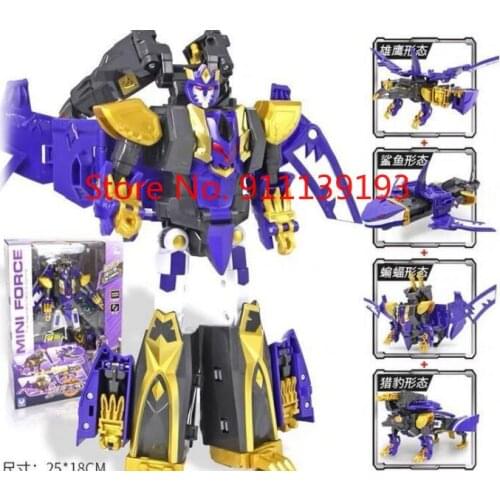 Mini Force Transformation Robot Toys Action Figures MiniForce X Simulation Car Airplane Deformation Mini Agent Toy