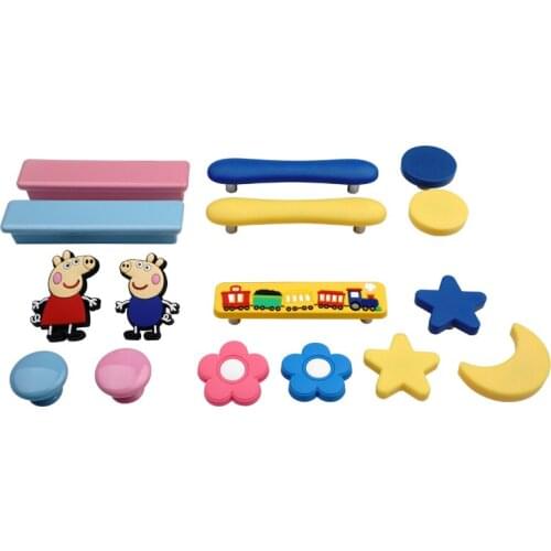 Cartoon Children Room Furniture Handles Children Handles Wardrobe Cabinet Knobs and Handles Furniture Hardware For Kids
