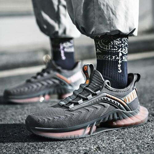 High Quality New Sneaker Man Breathable Flying Woven Running Shoes Men for Platform Sport Shoes Outdoor Walking Shoes Zapatillas