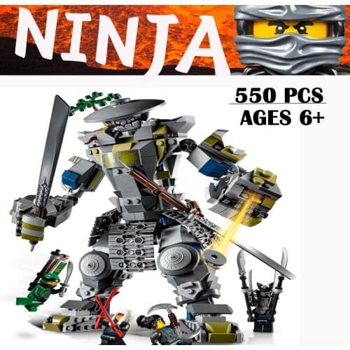 Ninja Set Building Blocks Oni Ninja Titan Model Japanese Anime Bricks Toy Boys Birthday Gifts Kids Educational Toys Children