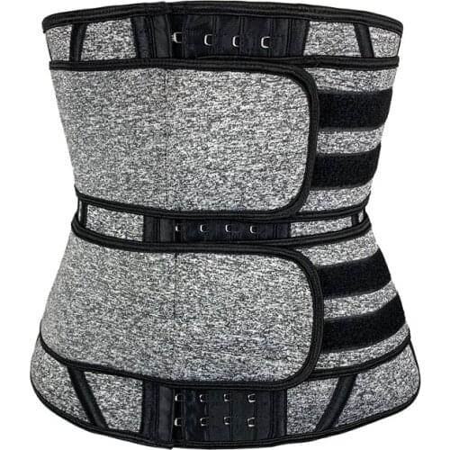 YAGIMI Neoprene Sweat Belt with 13 Steel Bones Women Waist Trainer Body Shaper Slimming Corset Shapewear Fajas Modeling Strap