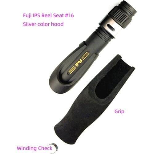 NooNRoo FUJI IPS 16# reel seat +EVA Grip+ trim ring FUJI IPS 16# REEL SEAT Handle set
