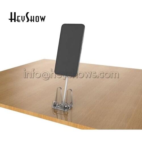 8 Ports Phone Security Display Stand Cellphone Charging Alarm System Recoiler Box Acrylic Holder For Shop With Take Off Function
