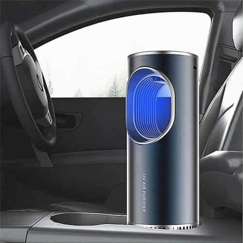Portable Car Air Purifier Vehicle Anion Odor Purification Purifier With 3 Layers Flitratio USB Charging Home UV Air Purifier