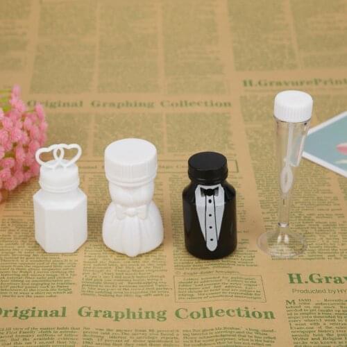 Empty Bubble Soap Bottle Tube Bubbles Maker Wedding Gifts for Guests Birthday Party Decoration Baby Shower Favors Kids Toys