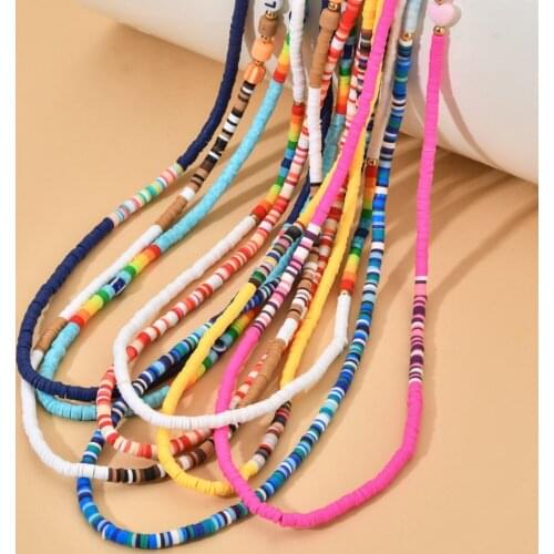 ZMZY Fashion Long Boho Mobile Phone Strap Lanyard Colorful Eye Beaded Rope for Cell Phone Case Hanging Phone Chain Jewelry