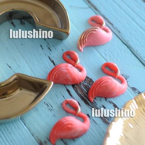 Flamingo chocolate candy cake silicone mold DIY aromatherapy hanging piece mold dry pace modeling tropical Flamingo