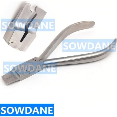 Dental Lab Crown Crimping Contouring Johson Plier Forcep Metal Crown Plier forceps Dentist Tool Instrument