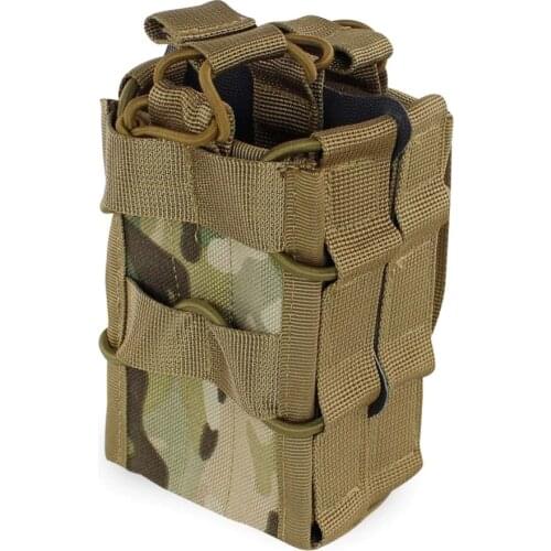 Molle System Magazine Pouch 1000D Nylon Double Layer Storage Bags Airsoft Tactical AK AR M4 AR15 Rifle Pistol Mag Pouch