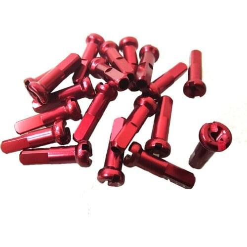 Light 14G Alloy AL7075 12mm 14mm 16mm MTB road bicycle nipples black red silver blue gold round bike accessories