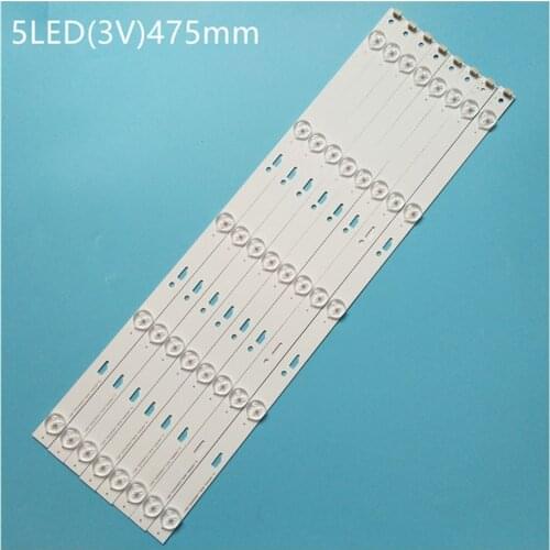 8pcs LED strip for TCL 49D1600 ODM 49_D1600 8X5 3030C LX20160826 49L510U18 49E301 49U3600C CRH-AT493030080569QREV1.0