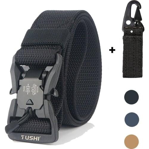 1.5Inch Tactical Belt with Metal Buckle 1200D Military Army Belt Outdoor Gear Heavy Duty Belt for Training Hunting Hiking