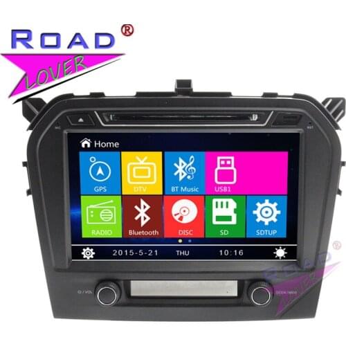 TOPNAVI Wince 6.0 9Inch 2Din Car Multimedia DVD Auto Player Radio For Suzuki Vitara 2015- Stereo GPS Navigation TFT MP4