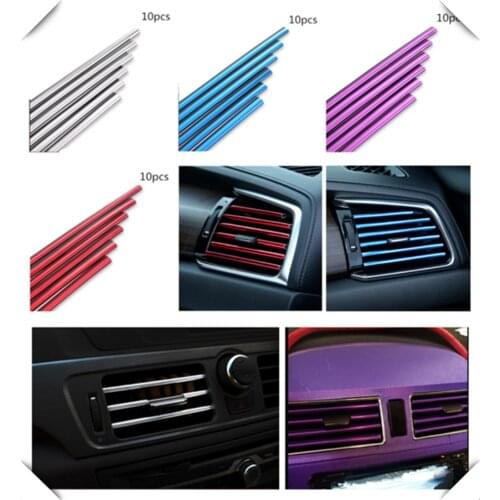 Car parts air conditioning outlet decorative strip clip modified personality for Kia Soul Forte5 Cadenza Telluride Pro Venga