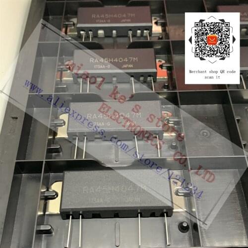 100%New Original: RA45H4047M RA45H4047M-101 PACKAGE CODE: H2S - 400-470MHz 45W 12.5V, 3 Stage Amp. For MOBILE RADIO