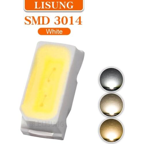 1000pcs/bag 3v 2v Smd 3014 Led Smt Warm White 2800K 4000K 6500K Light Emitting Diode Led Light Diode Set