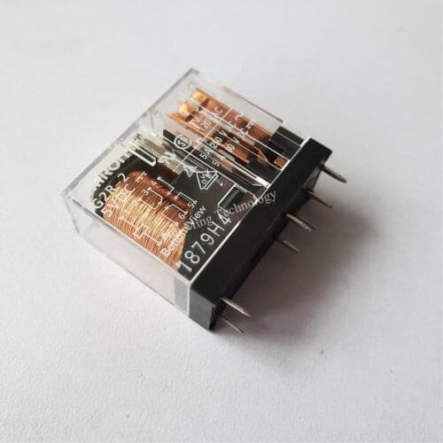 4pcs Omron Relay G2R-2-5VDC G2R-2-12VDC G2R-2-24VDC 250V 5A relay 8 pin relay 5V/12V/24VDC relay