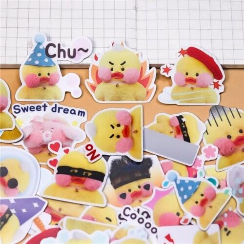 40pcs Cute kawaii self-made duck scrapbooking Stickers /Decorative Sticker /notebook diary welt DIY Craft Photo Albums