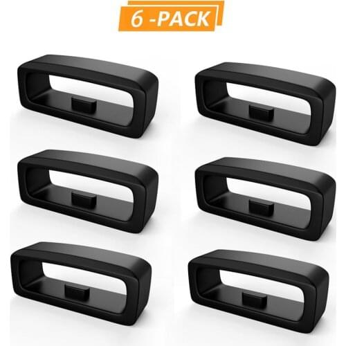 6xRubber Fastener Rings Security Loop Replacement for Garmin Fenix5/Fenix5 Plus/Forerunner 235/Forerunner 630/Forerunner 735XT