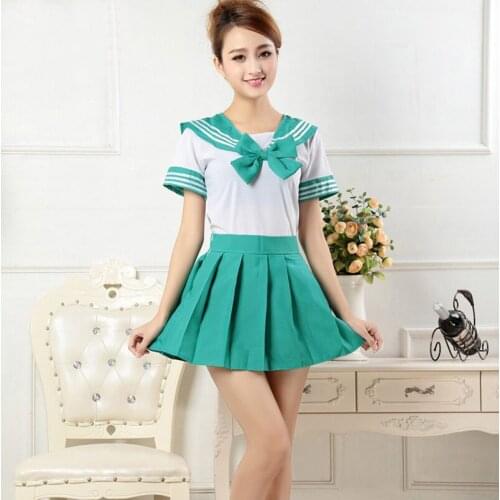 7Colors Japanese Style School Uniform For Girls Woman Lolita JK Suit Sailor Outfit Halloween Costumes Sexy Role Play