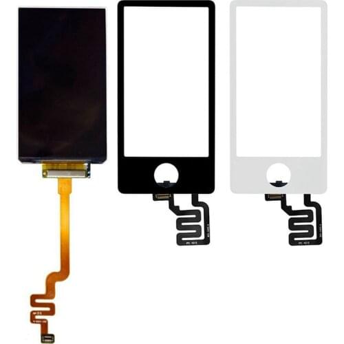 Brand New Replacement Parts For Apple iPod Nano 7 7th Gen LCD Internal Screen Display/ Nano 7 Touch Panel Sensor Glass